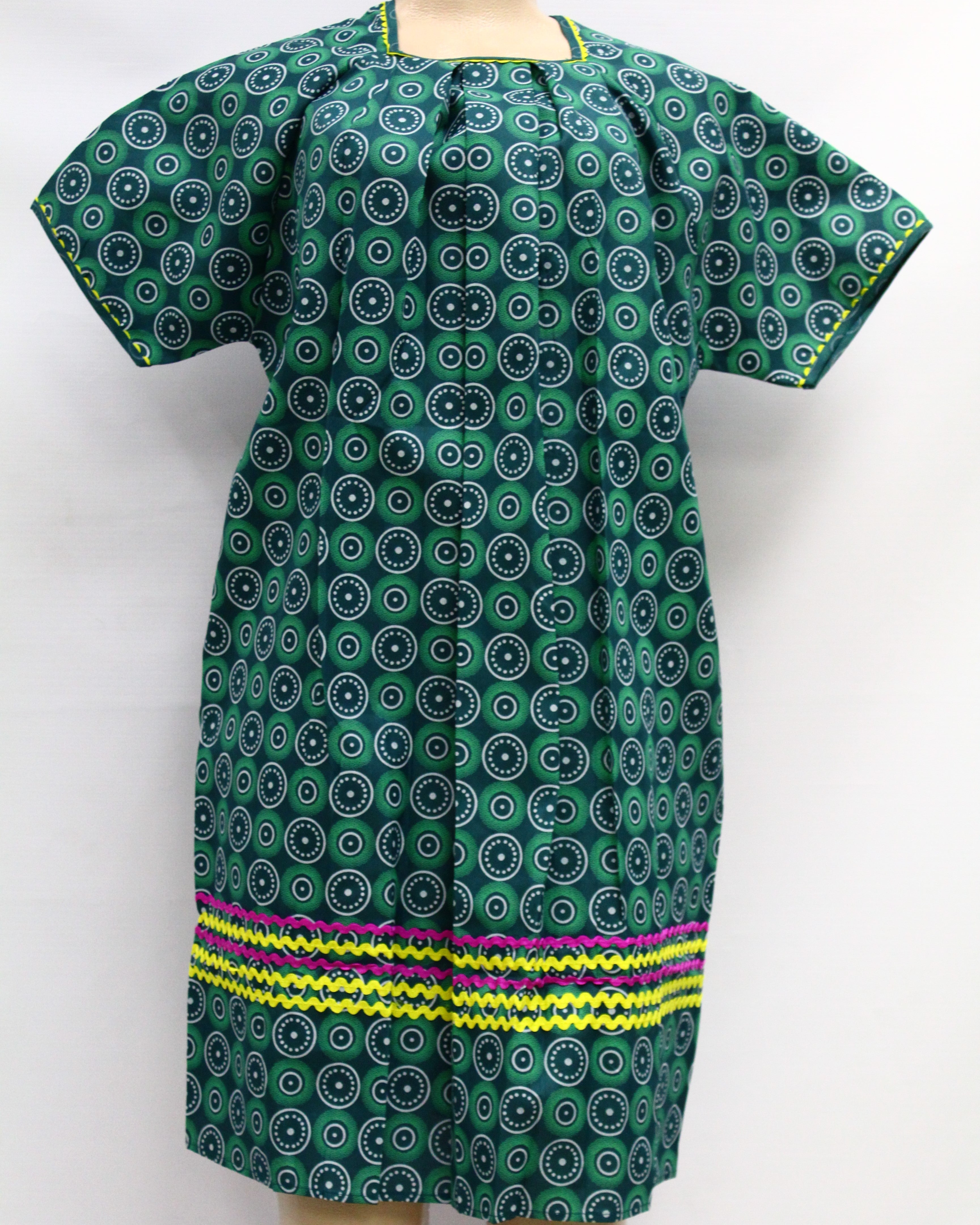 Ladies Traditional Dress With Doek - Green ZE Africa Ladies Traditional Dress With Doek - Green ZE Africa