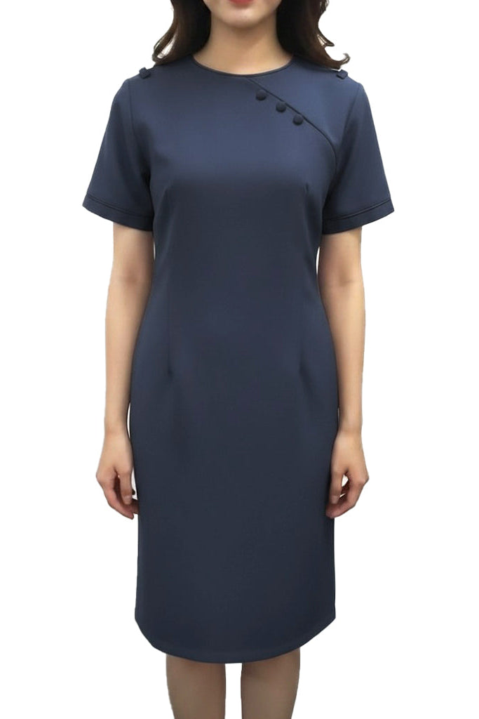 knee length dresses for ladies Fabrosanz: Tshwane Union Print Mustard Draped Gown (Pre-order) –  houseoffabrosanz main image 1