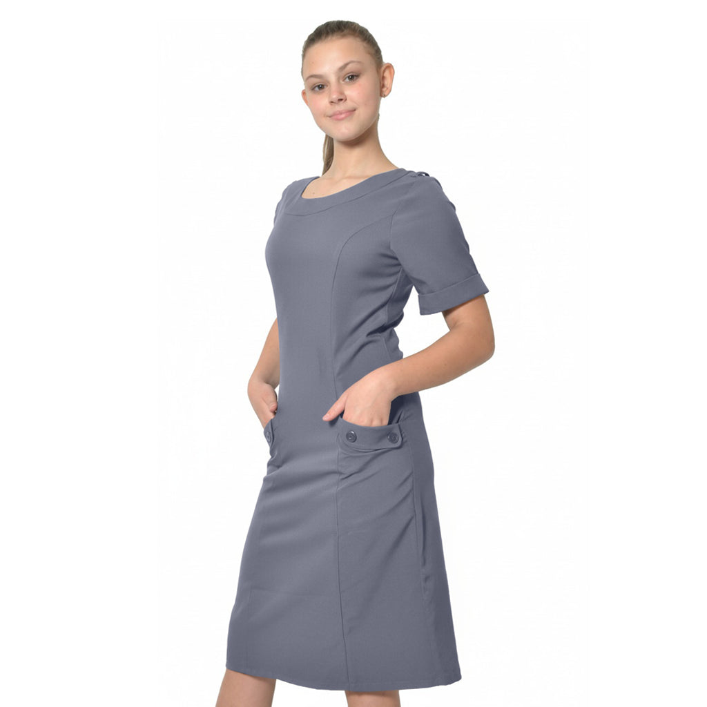 Nurse Dress With Pockets ZE Africa Nurse Dress With Pockets ZE Africa