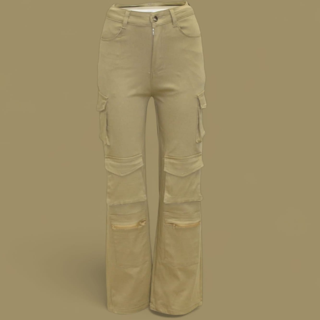 Ladies Cargo Pants Khaki ZE Africa